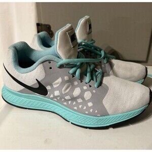 Nike Womens Air Zoom Pegasus 31 White Running Shoes Sneakers Size